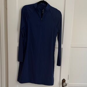Hurley Deep Blue Long Sleeve Dress